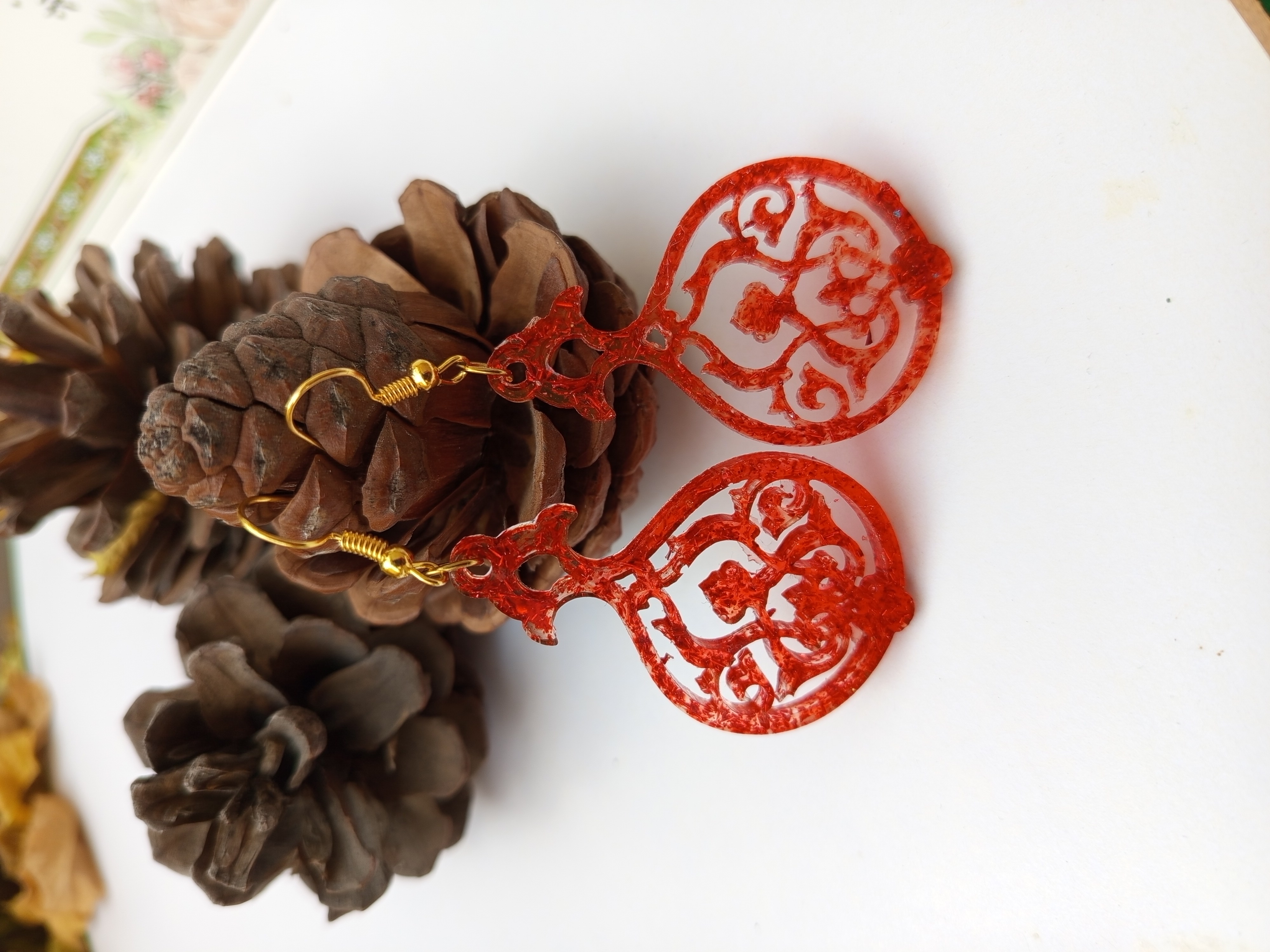 یک گوشواره سبک و زیبا🥰